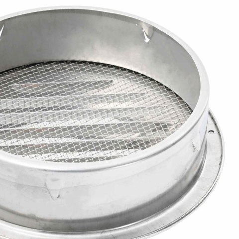 VidaXL Pokrywy wentylacyjne 4 pcs Srebrny 150 mm Stal nierdzewna