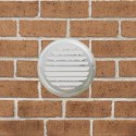 VidaXL Pokrywy wentylacyjne 4 pcs Srebrny 200 mm Stal nierdzewna