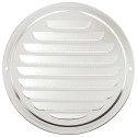 VidaXL Pokrywy wentylacyjne 4 pcs Srebrny 200 mm Stal nierdzewna