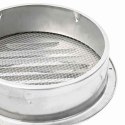 VidaXL Pokrywy wentylacyjne 4 pcs Srebrny 200 mm Stal nierdzewna