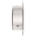 VidaXL Pokrywy wentylacyjne 4 pcs Srebrny 80 mm Stal nierdzewna