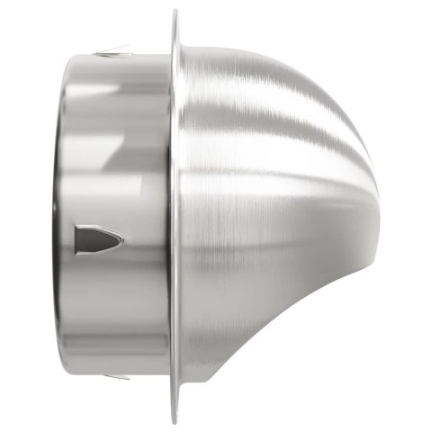 VidaXL Pokrywy wentylacyjne 8 pcs Srebrny 150 mm Stal nierdzewna