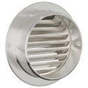 VidaXL Pokrywy wentylacyjne 8 pcs Srebrny 150 mm Stal nierdzewna