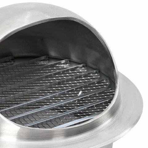 VidaXL Pokrywy wentylacyjne 8 pcs Srebrny 150 mm Stal nierdzewna