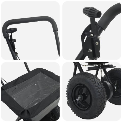 VidaXL Rozpylacz Czarny 53 x 81,5 x 78 cm PVC i stal