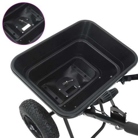 VidaXL Rozpylacz Czarny 53 x 81,5 x 78 cm PVC i stal