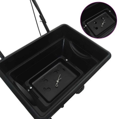 VidaXL Rozpylacz Czarny 82 x 46 x 75 cm PVC i stal