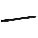 VidaXL Uszczelki z szczotką do drzwi na zatrzask 2 pcs Brązowy 100 cm