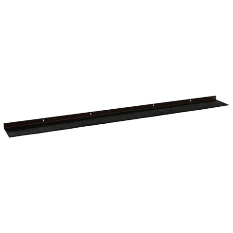 VidaXL Uszczelki z szczotką do drzwi na zatrzask 2 pcs Brązowy 100 cm