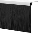 VidaXL Uszczelki z szczotką do drzwi na zatrzask 6 pcs Biały 100 cm