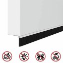 VidaXL Uszczelki z szczotką do drzwi na zatrzask 6 pcs Biały 100 cm