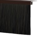 VidaXL Uszczelki z szczotką do drzwi na zatrzask 6 pcs Brązowy 100 cm