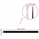 VidaXL Uszczelki z szczotką do drzwi na zatrzask 6 pcs Srebrny 100 cm