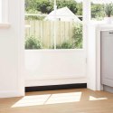 VidaXL Uszczelki z szczotką do drzwi na zatrzask 6 pcs Srebrny 100 cm