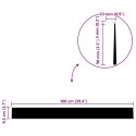 VidaXL Uszczelki z szczotką do drzwi na zatrzask 6 pcs Srebrny 100 cm