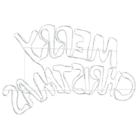 VidaXL Znak Świąteczny Wielokolorowe 99,5 x 54 cm PVC