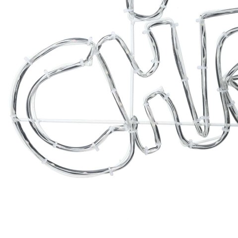 VidaXL Znak Świąteczny Wielokolorowe 99,5 x 54 cm PVC