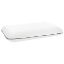 VidaXL Poduszka do spania Gładki Biały 60 x 40 x 10 cm Pianka żelowa