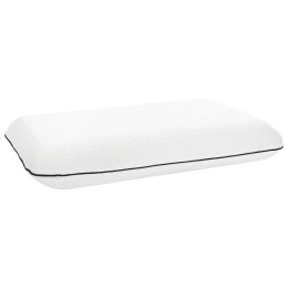 VidaXL Poduszka do spania Gładki Biały 60 x 40 x 10 cm Pianka żelowa