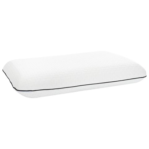 VidaXL Poduszka do spania Gładki Biały 60 x 40 x 10 cm Pianka żelowa