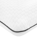 VidaXL Poduszka do spania Gładki Biały 60 x 40 x 10 cm Pianka żelowa