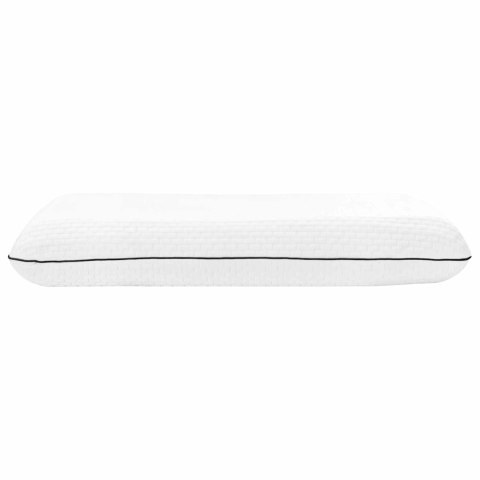 VidaXL Poduszka do spania Gładki Biały 80 x 35 x 10 cm Pianka żelowa