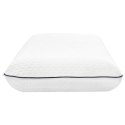 VidaXL Poduszka do spania Gładki Biały 80 x 35 x 10 cm Pianka żelowa