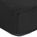 VidaXL Poduszka na siedzisko Czarny 39 x 38 x 8,5 cm Pianka PU