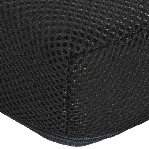 VidaXL Poduszka na siedzisko Czarny 39 x 38 x 8,5 cm Pianka PU