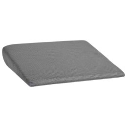 VidaXL Poduszka na siedzisko Szary 39 x 38 x 8,5 cm Pianka PU