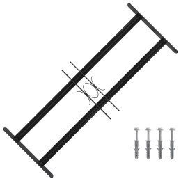 VidaXL Kratka Okienna 76 x 30 cm Stal malowana proszkowo Czarny