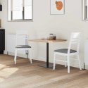 VidaXL Krzesła jadalne 2 pcs Biały 43 x 54 x 89 cm Drewno Gumowe
