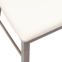 VidaXL Krzesła jadalne 2 pcs Jasny Brąz 43 x 54 x 89 cm Drewno Gumowe