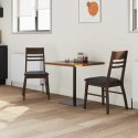 VidaXL Krzesła jadalne 2 pcs Jasny Brąz 43 x 54 x 89 cm Drewno Gumowe