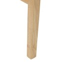 VidaXL Krzesła jadalne 2 pcs Naturalny 43 x 54 x 89 cm Drewno Gumowe