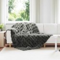 VidaXL Koc antypoślizgowy z sztucznego futra królika Olite 4 pcs