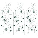 VidaXL Ogrodzenie Ogrodowe 3 pcs Zielony 112 x 39,5 cm Stal