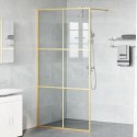 VidaXL Ściana prysznicowa typu walk-in złoty 100 x 195 cm