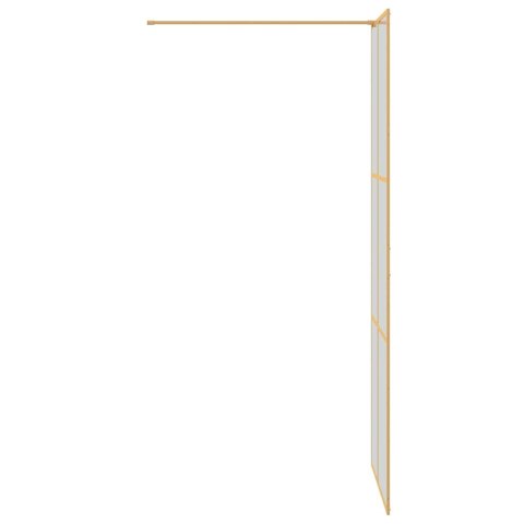 VidaXL Ściana prysznicowa typu walk-in złoty 80 x 195 cm
