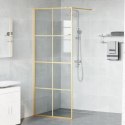 VidaXL Ściana prysznicowa typu walk-in złoty 80 x 195 cm