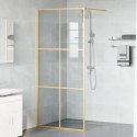 VidaXL Ściana prysznicowa typu walk-in złoty 90 x 195 cm