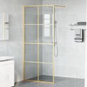 VidaXL Ściana prysznicowa typu walk-in złoty 90 x 195 cm