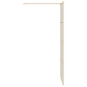 VidaXL Ściana prysznicowa typu walk-in złoty 90 x 195 cm