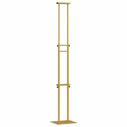 VidaXL Stoiska na targi złoty 30 x 23,5 x 210 cm Stal