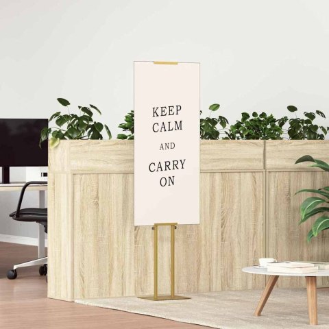 VidaXL Stoiska na targi złoty 30 x 23,5 x 210 cm Stal