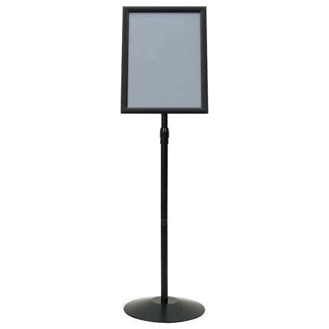 STOJAK NA PLAKATY SREBRNY A3 PVC I STAL