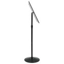 STOJAK NA PLAKATY SREBRNY A3 PVC I STAL