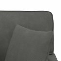 VidaXL Chaise Lounge z Fartuszkiem z poduszką 3 pcs Ciemnoszary