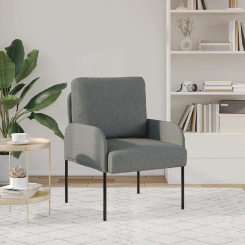 VidaXL Kanapy z poduszką 55cm Ciemnoszary sklejka