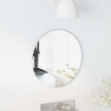 VidaXL Lustro ścienne Okrągły Ø 30 cm szkło hartowane